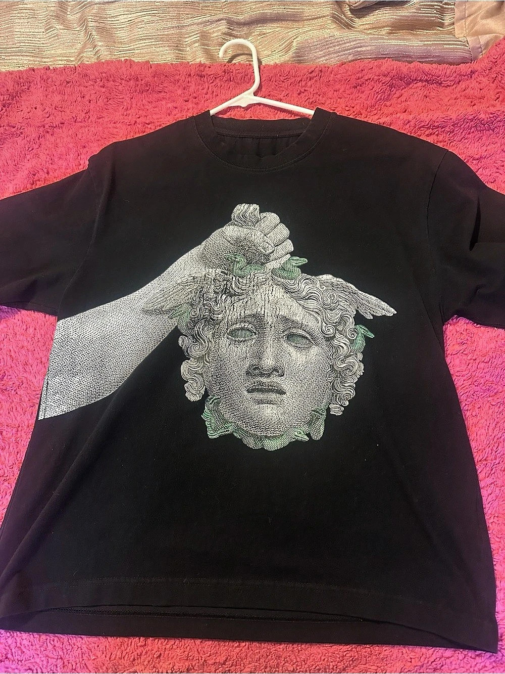 Mentality Perseus vs Medusa Tee Graphic T-Shirt Black